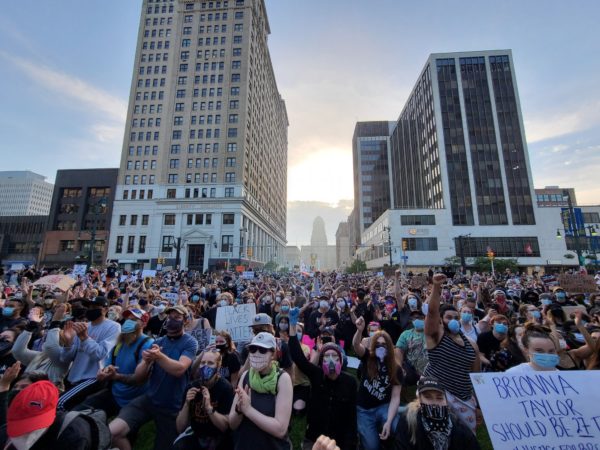 Peaceful BLM Demo Buffalo NY State Copyright of @JorianHolka